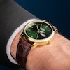 Thumbnail Image 6 of Sekonda Classic Men's Green Dial Brown Leather Strap Watch