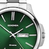 Thumbnail Image 1 of Sekonda Classic Men's Green Dial Stainless Steel Bracelet Watch
