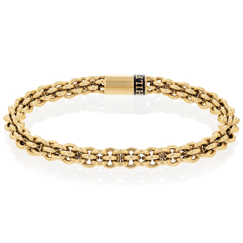 Main Image 1 of Tommy Hilfiger Men's Gold Tone Tight Link Chain Bracelet