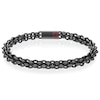 Thumbnail Image 1 of Tommy Hilfiger Men's Black Ion Plated Tight Link Chain Bracelet