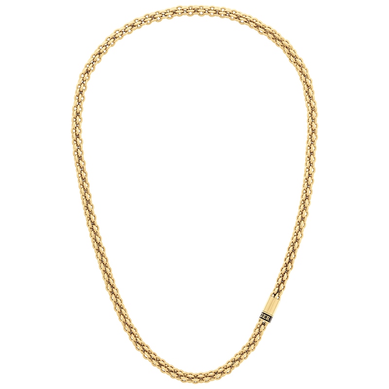 Main Image 1 of Tommy Hilfiger Men's Gold Tone Stainless Steel Tight link Necklace