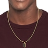 Thumbnail Image 3 of Tommy Hilfiger Men's Gold Tone Oynx Dog Tag Necklace