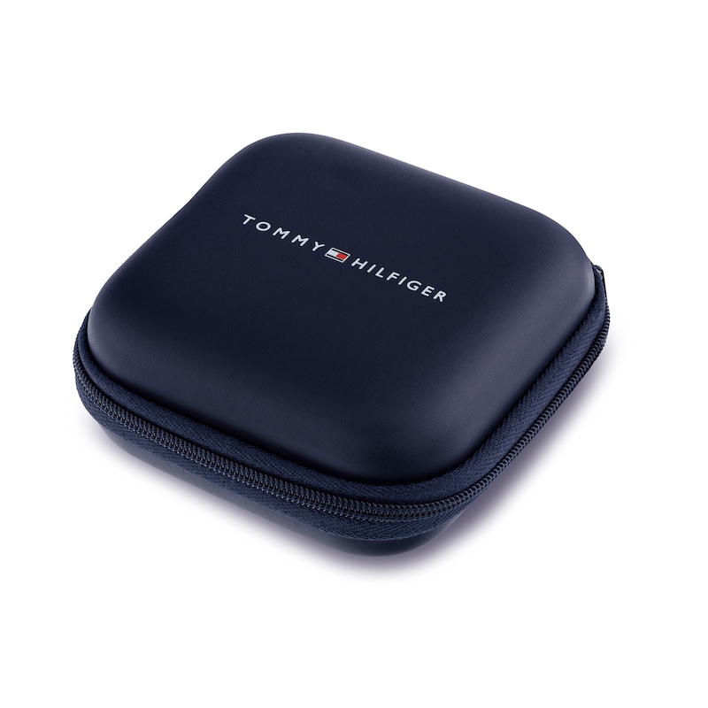 Main Image 3 of Tommy Hilfiger Ladies' Gold Tone Onyx Stud Earrings