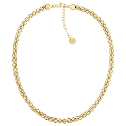 Tommy Hilfiger Ladies' Gold Tone Tight link Chain Necklace
