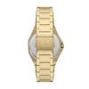 Thumbnail Image 3 of Armani Exchange Andrea Unisex Gold Tone Dial & Stainless Steel Bracelet Watch