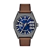 Thumbnail Image 0 of Diesel Scraper Men's Blue Dial & Brown Leather Strap Watch