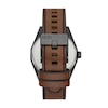 Thumbnail Image 2 of Diesel Scraper Men's Blue Dial & Brown Leather Strap Watch