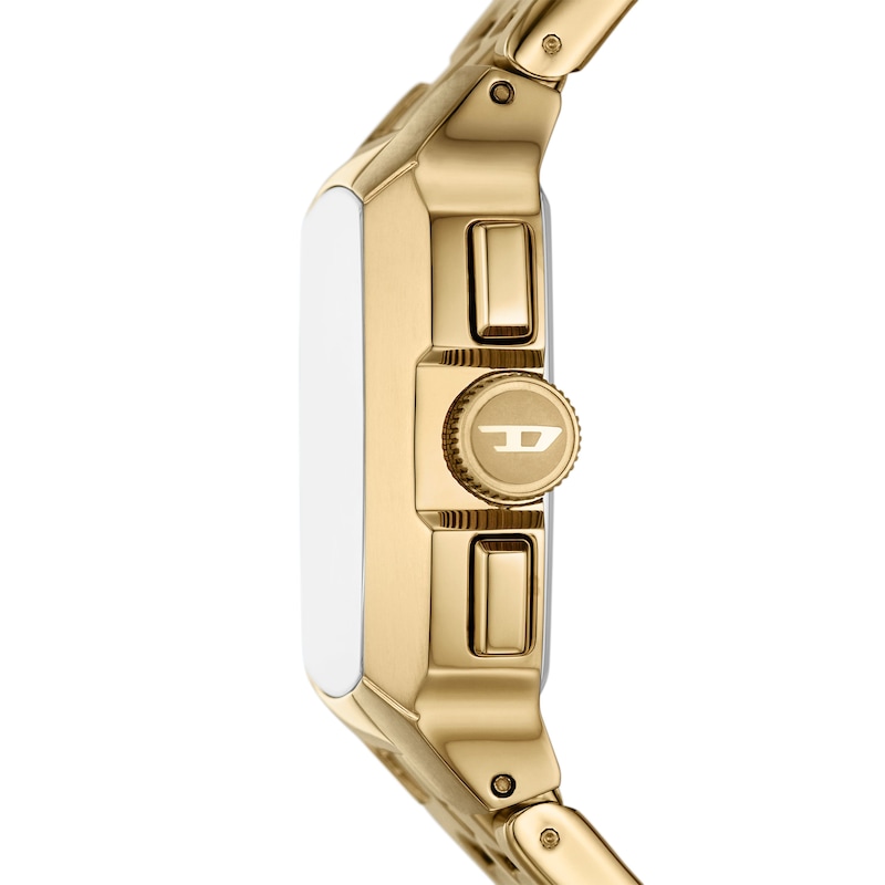 Main Image 2 of Diesel Cliffhanger Men's Gold-Tone Square Dial & Stainless Steel Watch