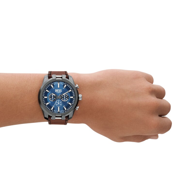 Main Image 4 of Diesel Split Men's Blue Dial & Gunmetal Stainless Steel Watch