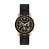 Thumbnail Image 1 of Michael Kors Runway Ladies' Gold-Tone Case & Black Silicone Watch