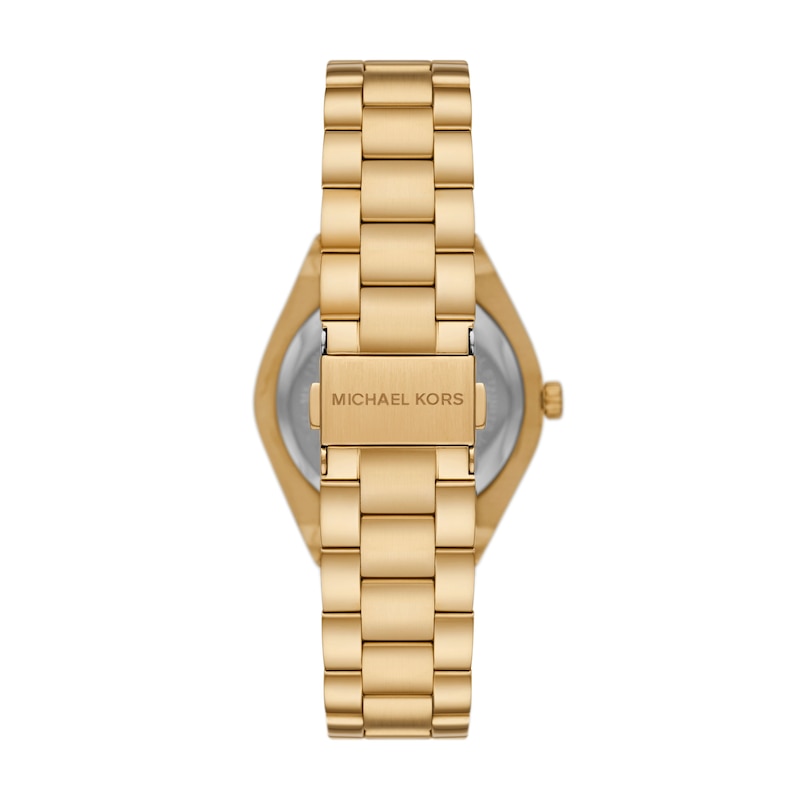 Main Image 3 of Michael Kors Lennox Ladies' Silver Dial & Gold-Tone Stainless Steel Watch