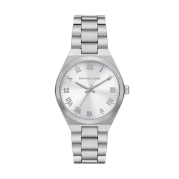 Michael Kors Lennox ladies' Silver Dial & Stainless Steel Watch