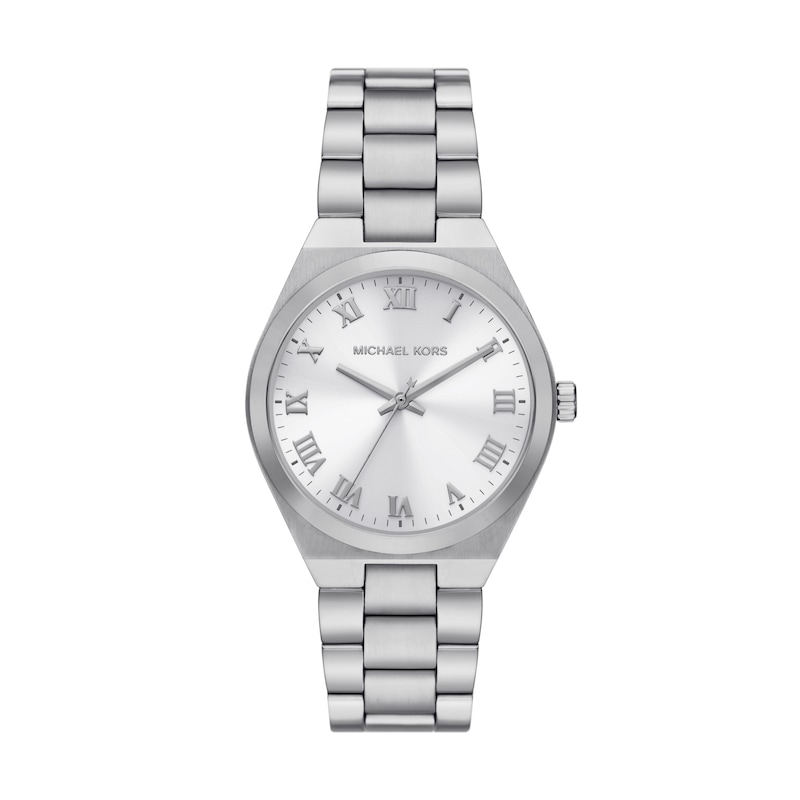 Main Image 1 of Michael Kors Lennox ladies' Silver Dial & Stainless Steel Watch