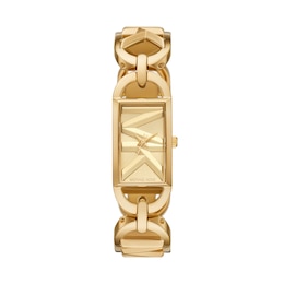 Michael Kors MK Empire Ladies' Gold-Tone Stainless Steel Chain Watch