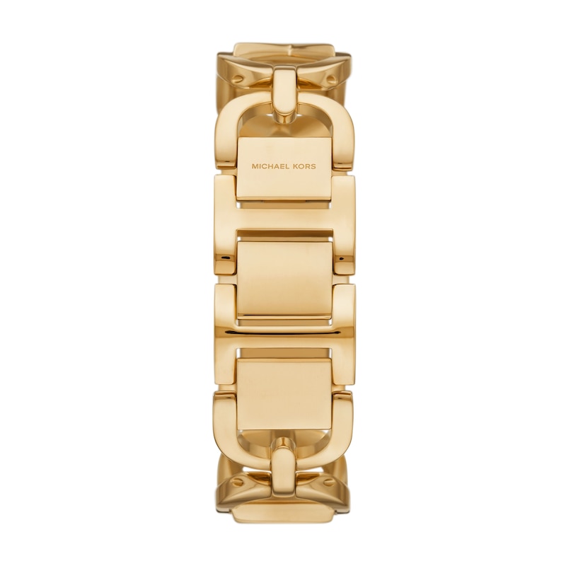 Michael Kors MK Empire Ladies' Gold-Tone Stainless Steel Chain Watch
