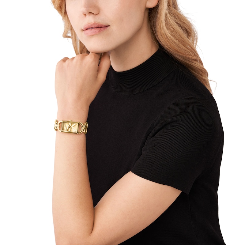 Main Image 4 of Michael Kors MK Empire Ladies' Gold-Tone Stainless Steel Chain Watch