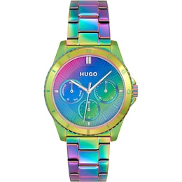 HUGO #DANCE Ladies' Multi- Coloured Stainless Steel Bracelet Watch