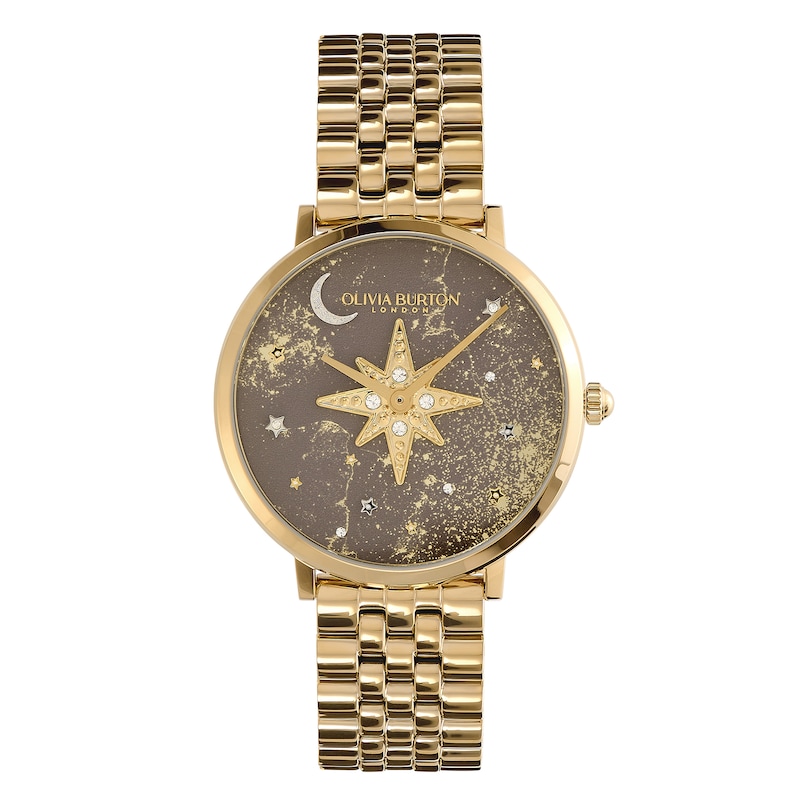 Main Image 1 of Olivia Burton Celestial Nova Ladies' Gold-Tone Stainless Steel Bracelet Watch