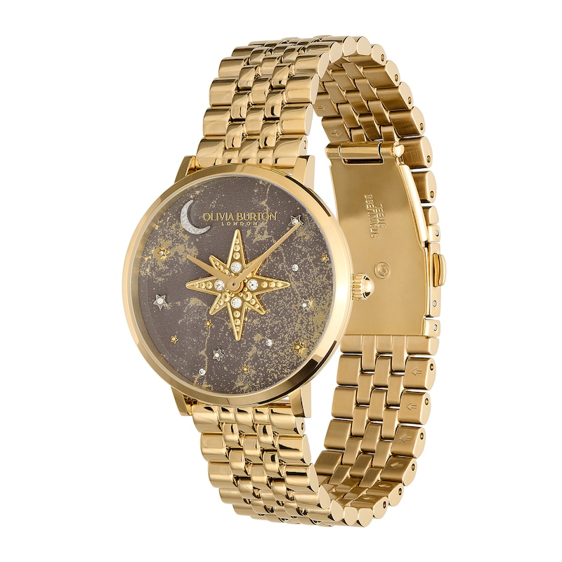 Main Image 2 of Olivia Burton Celestial Nova Ladies' Gold-Tone Stainless Steel Bracelet Watch