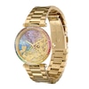 Thumbnail Image 1 of Olivia Burton Kaleido Bloom Ladies' Rainbow Dial Gold-Tone Stainless Steel Bracelet Watch