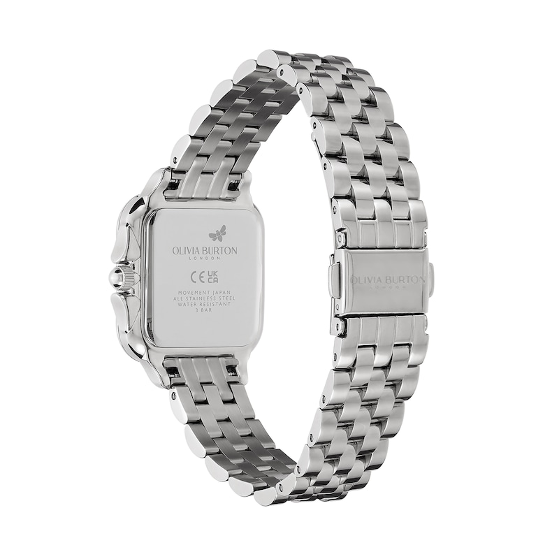 Main Image 3 of Olivia Burton 28mm Grosvenor Blue Dial & Silver Bracelet Watch