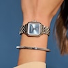 Thumbnail Image 6 of Olivia Burton 28mm Grosvenor Blue Dial & Silver Bracelet Watch