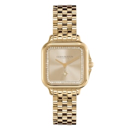 Olivia Burton 28mm Grosvenor Gold-Tone Bracelet Watch