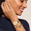 Thumbnail Image 5 of Olivia Burton Minima Bee Ladies' Gold Tone Mesh Bracelet Watch