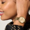 Thumbnail Image 6 of Olivia Burton Minima Bee Ladies' Gold Tone Mesh Bracelet Watch
