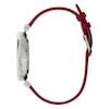 Thumbnail Image 3 of Olivia Burton Ladies' Minima Bee Silver Dial Cranberry Leather Strap Watch