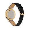 Thumbnail Image 2 of Olivia Burton  Minima Bee Ladies' T Bar Black Leather Strap Watch