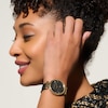 Thumbnail Image 5 of Olivia Burton  Minima Bee Ladies' T Bar Black Leather Strap Watch