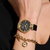 Thumbnail Image 6 of Olivia Burton  Minima Bee Ladies' T Bar Black Leather Strap Watch