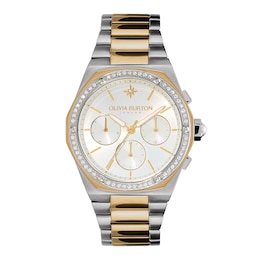 Olivia Burton Hexa Ladies' Two-Tone Stainless Steel Bracelet Watch