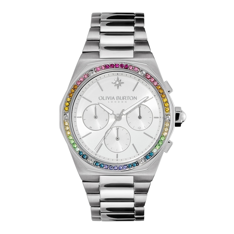 Main Image 1 of Olivia Burton Hexa Ladies' Crystal & Stainless Steel Bracelet Watch
