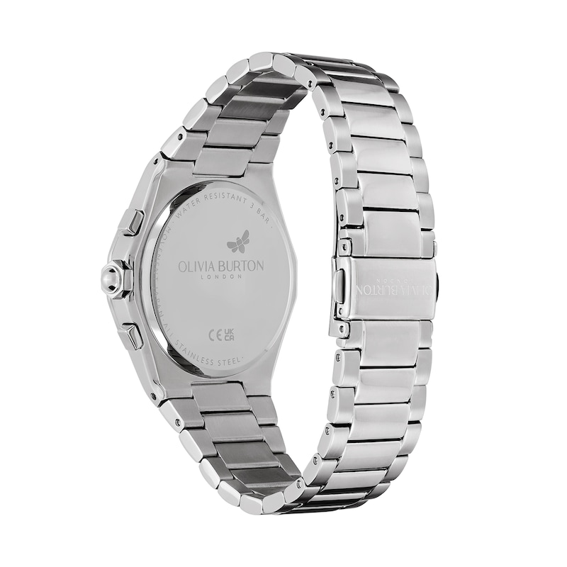 Olivia Burton Hexa Ladies' Crystal & Stainless Steel Bracelet Watch