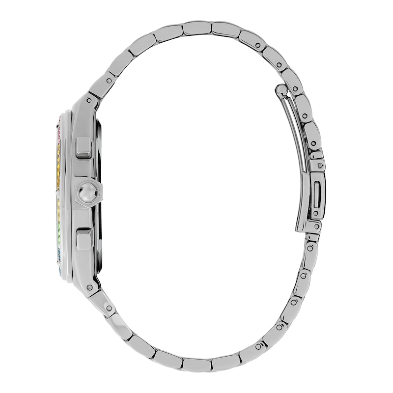 Olivia Burton Hexa Ladies' Crystal & Stainless Steel Bracelet Watch
