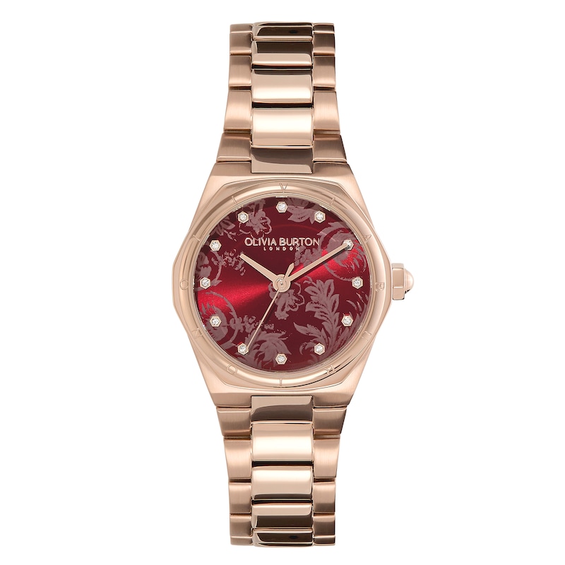 Main Image 1 of Olivia Burton Mini Hexa Ladies' Carnation Gold-Tone Stainless Steel Watch