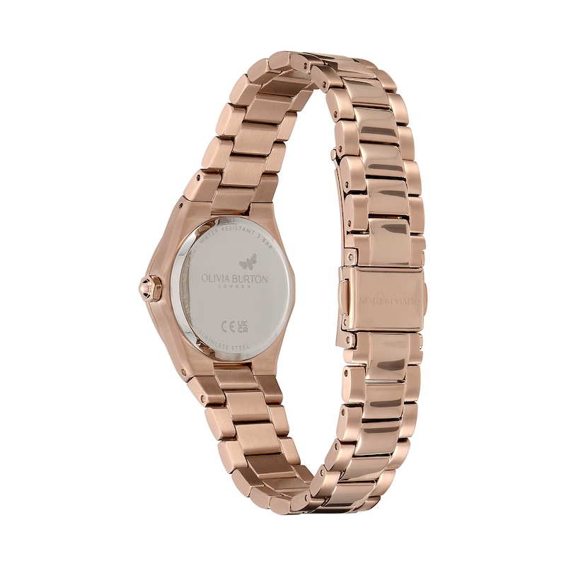 Main Image 3 of Olivia Burton Mini Hexa Ladies' Carnation Gold-Tone Stainless Steel Watch