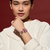 Thumbnail Image 7 of Olivia Burton Mini Hexa Ladies' Carnation Gold-Tone Stainless Steel Watch
