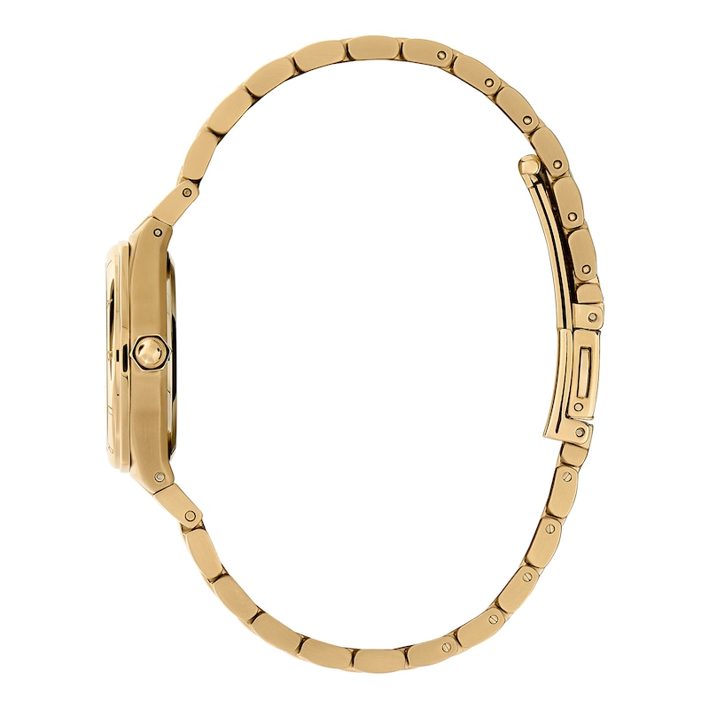 Olivia Burton Mini Hexa Ladies' Gold-Tone Stainless Steel Bracelet Watch