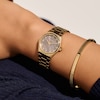 Thumbnail Image 6 of Olivia Burton Mini Hexa Ladies' Gold-Tone Stainless Steel Bracelet Watch