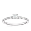 Thumbnail Image 0 of The Forever Diamond 9ct White Gold 0.25ct Princess Cut Solitaire Ring