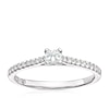 Thumbnail Image 1 of The Forever Diamond 9ct White Gold 0.25ct Princess Cut Solitaire Ring