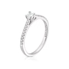 Thumbnail Image 2 of The Forever Diamond 9ct White Gold 0.25ct Princess Cut Solitaire Ring