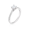 Thumbnail Image 1 of The Forever Diamond 9ct White Gold 0.50ct Diamond Princess Cut Solitaire Ring