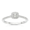 Thumbnail Image 1 of The Forever Diamond 9ct White Gold 0.33ct Diamond Cushion Halo Ring