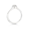 Thumbnail Image 3 of The Forever Diamond 9ct White Gold 0.33ct Diamond Cushion Halo Ring