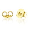 Thumbnail Image 2 of 9ct Yellow Gold Diamond Illusion Set Soltaire Stud Earrings
