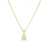 Thumbnail Image 1 of 9ct Yellow Gold Diamond Illusion Set Pendant